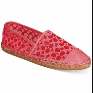 Coach Women's Cleo Pink Espadrilles